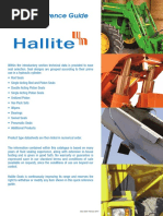 Hallite Quick Reference Guide