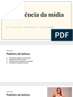 A Influência Da Mídia Nos Transtornos Alimentares e de Autoimagem