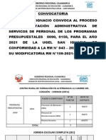 Convocatoria y Cronograma - 3