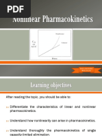 Non Linear Pharmacokinetics