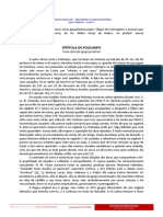 EPÍSTOLA de POLICARPO Uma Carta Da Igreja Primitiva