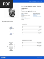 6006-2RS1 Rolamentos Rígidos de Esferas - 20210712