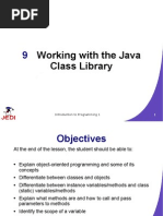 Working With The Java Class Library