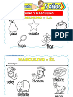 Femenino y Masculino para Niños de 5 Años