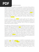 El Español y Las Lenguas Indígenas en La Actualidad