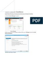 Lab - 1 Active Directory Installation