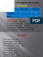 L'accord Du Participe Passé