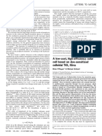 Low Cost, High Efficiency Solar Cell Based On Dye-Sensitized Colloidal TiO2 Film