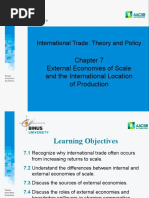 External Economies of Scale and The International Location of Production