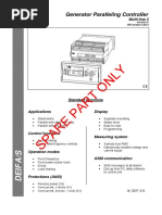 Generator Paralleling Controller: Data Sheet Multi-Line 2