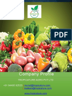 Company Profile: Tropicature Agro PVT LTD