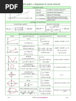 Schema Coor - Polari Curve Coniche e Rette