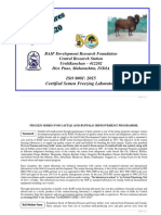 ISO 9001: 2015 Certified Semen Freezing Laboratory