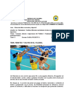 Taller Sobre Remates y Golpes en El Voleibol