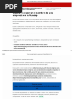 PASO 1 Buscar y Reservar El Nombre de Una Empresa en La Sunarp - Gobierno Del Perú