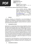 Nulidad de Acta de Proclamación de Resultados Ante El JEE Cajamarca