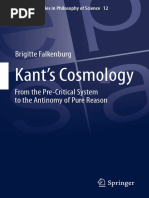 Brigitte Falkenburg - Kant's Cosmology - From The Pre-Critical System To The Antinomy of Pure Reason (2021, Springer)