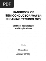 Handbook of Semiconductor Wafer Cleaning Technology