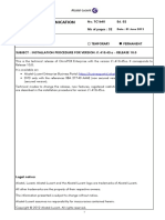 TC1640en - Ed02 - Installation Procedure For Version J1.410.45.a Û Release 10.0