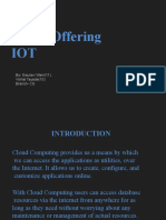 Seminar Cloud Offerings in IoT