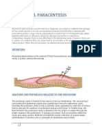 Abdominal Paracentesis