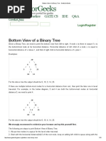 Bottom View of A Binary Tree - GeeksforGeeks