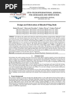 Design and Fabrication of Blended Wing Body