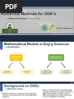 Numerical Methods For ODEs