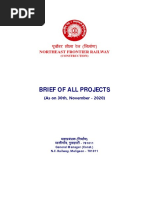 Brief of All Projects: Northeast Frontier Railway