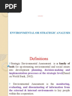 Environmental or Strategic Analysis: Chapter-Three