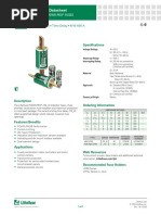 Powr-Gard Fuse Datasheet: Specifications