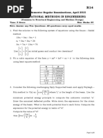 Computational Methods in Engineering: Code No: MA1902 M. Tech I Semester Regular Examinations, April 2015