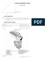 Electrical Component Locator: Safety Precaution