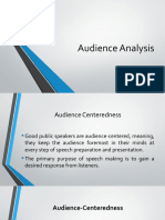 Audience Analysis