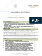 Guía de Autoevaluación de Cumplimiento de Buenas Prácticas de Higiene en Restaurantes