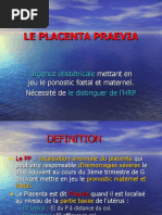 Le Placenta Praevia