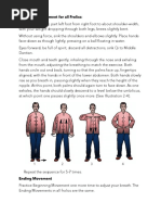 Opening and Closing Movement