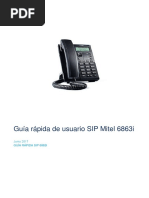 Guia Rapida Mitel 6863i