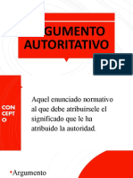 Argumento Autoritativo