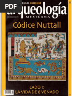 23 Códice Nuttall Lado 1 La Vida de Ocho Venado Esp