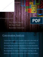 Pragmatics Conversation and Preference Structure