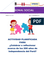 Lunes 5 de Julio - Personal Social