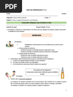 Guía de Aprendizaje #2-1ciencias 4°