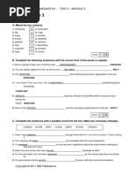 Test 3 - Module 3: 1. Vocabulary