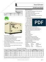 25 - 30kVA Spec Sheet