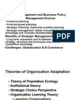 Strategic Management and Business Policy - How Strategic Management Evolves