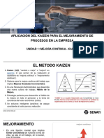 Aplicación Del Kaizen para El Mejoramiento de Procesos en La Empresa - Und1