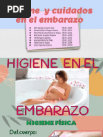 Higiene y Cuidados en El Embarazo