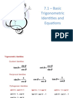 Proofing Basic Trig Identities