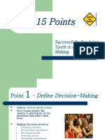 15 Points: Successfully Involving Youth in Decision-Making